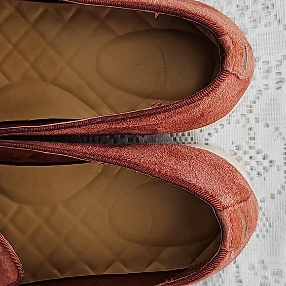 Birdies Swift leather burnt orange slip on loafer flats shoes sz 8 - Picture 8 of 11